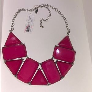 New York & Company Necklace Fuchsia Pink
